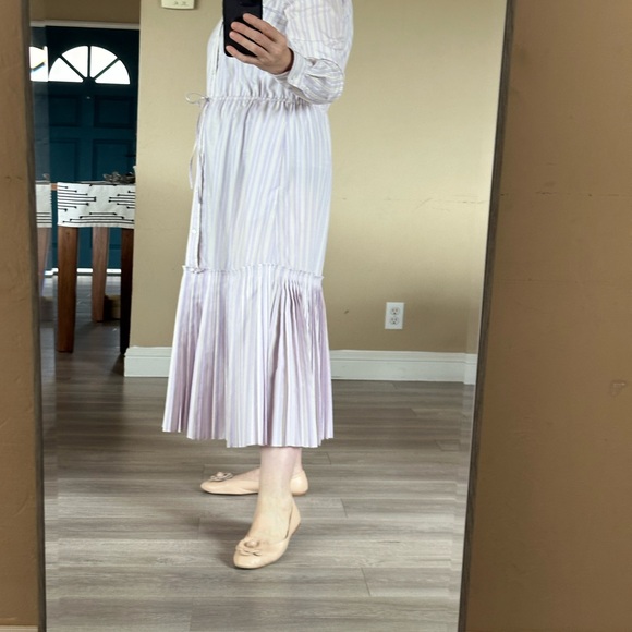 NWT Polo Ralph Lauren Pleated-Hem Drawstring Dress - Picture 8 of 8